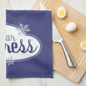 『極表現星』 |極熊のレトロ図 キッチンタオル (四つ折り)