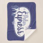 『極表現星』 |極熊のレトロ図 シェルパブランケット (正面)