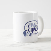 『極表現星』 |極熊のレトロ図 ジャンボコーヒーマグカップ (正面右)