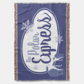 『極表現星』 |極熊のレトロ図 スローブランケット (正面縦)