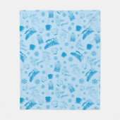 『極表現星』 |祝日のアイコンのパターン フリースブランケット (正面)