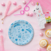 『極表現星』 |祝日のアイコンのパターン ペーパープレート (パーティー)