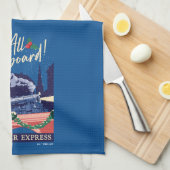 極表現極 – 搭乗！ キッチンタオル (四つ折り)