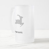 極超音速 フロストグラスビールジョッキ (正面左)