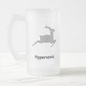 極超音速 フロストグラスビールジョッキ (左)