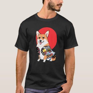 極道コーギー プレミアム Tシャツ