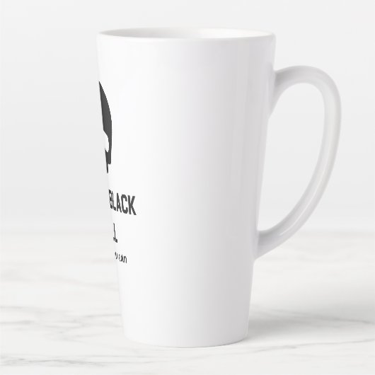 極黒スカル カフェラテマグ (右)