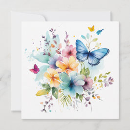 楽お洒落しみ：エンチャント庭園誕生日カード