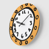 楽しいおはなし時間 現代の風変わり ラージ壁時計 (傾斜)