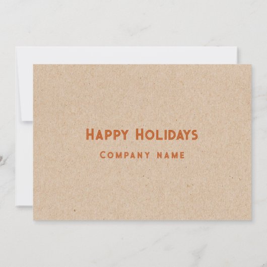 楽しいおもしろいクール段ボールカクテルパーティー企業の 招待状 (裏面)