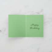 楽しいおもしろいレイヴンはブランチカードに止まっている カード (内部)