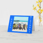 楽しいお乗りを願います カード (黄色い花)