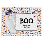 楽しいお化けのハロウィン ラージペーパーバッグ (裏面)