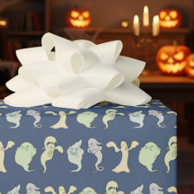 楽しいお化けのハロウィーン ピクセルアート パターン