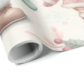 楽しいお洒落クリスマス ラッピングペーパー (ロールコーナー)