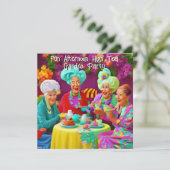 楽しいお茶のガーデンパーティー4 招待状 (スタンド正面)