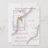 楽しいお茶のパーティー 招待状 (正面)