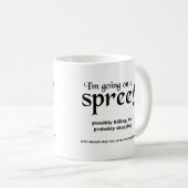 楽しいお買い物 Funny Mug コーヒーマグカップ (正面右)