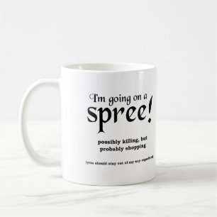 楽しいお買い物 Funny Mug コーヒーマグカップ