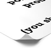 楽しいお買い物 Funny Poster ポスター (角)