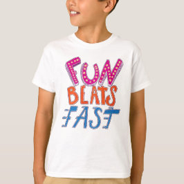 楽しいが勝つ Tシャツ