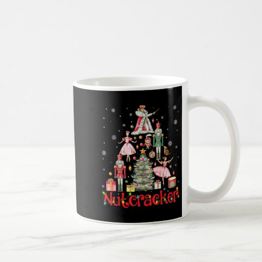 楽しいくるみ割り人形チーム クリスマスツリー 2024 メンズ コーヒーマグカップ (右)