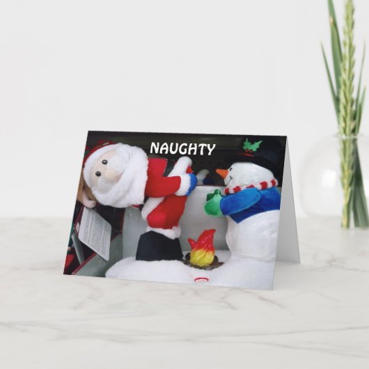 楽しいけないクリスマス シーズンカード (正面)