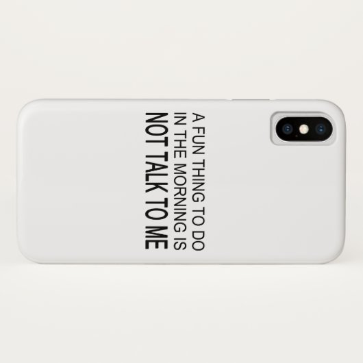 楽しいこと Case-Mate iPhoneケース (裏面(横))