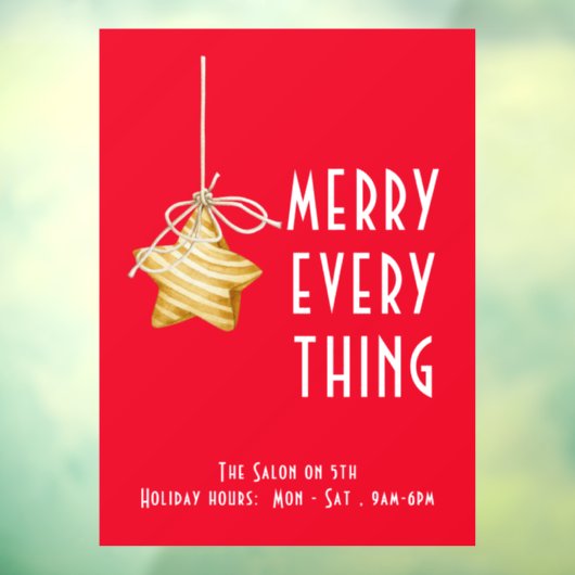 楽しいすべてのものスターリングクリスマスオーナメント ウィンドウサイン (シート3)