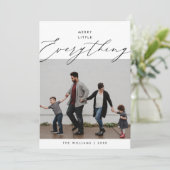 楽しいすべてのもの、家族の写真レイアウト シーズンカード (スタンド正面)