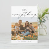 楽しいすべてのもの、家族の写真レイアウト シーズンカード (スタンド正面)