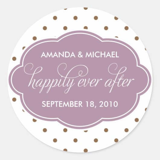 楽しいずっと後 – スイートスポットステッカー ラウンドシール (正面)