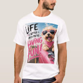 楽しいときほど人生は素晴らしい Tシャツ (正面)