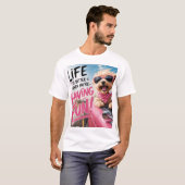 楽しいときほど人生は素晴らしい Tシャツ (正面フル)