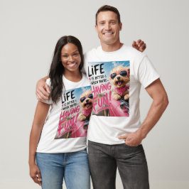 楽しいときほど人生は素晴らしい Tシャツ