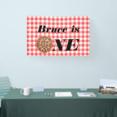 楽しいひととき、ピザの1歳誕生日バックドロップ 横断幕 (トレードショー)