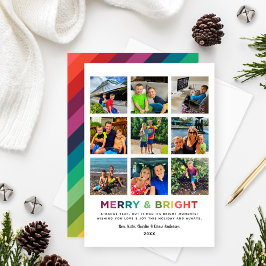 楽しいひととき 輝かしい瞬間 カラフルな写真コラージュ シーズンカード