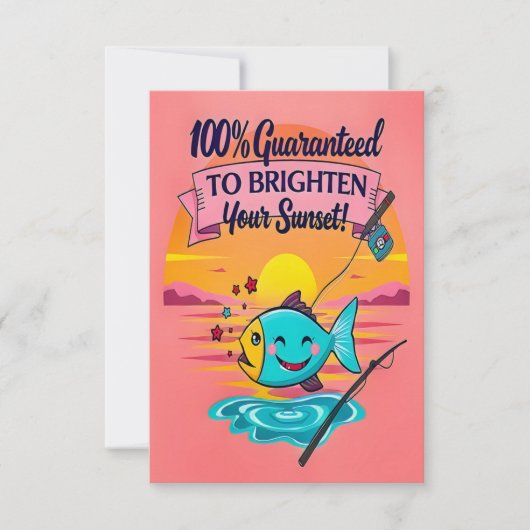 楽しいをキャッチ 招待状 (正面)