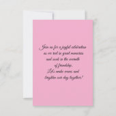 楽しいをキャッチ 招待状 (裏面)