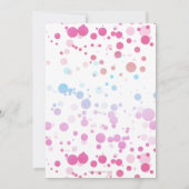 楽しいアイスクリームパーティー誕生日招待状 招待状 (裏面)