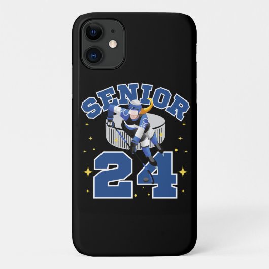 楽しいアイスホッケーシニア 2024 Case-Mate iPhoneケース (裏面)