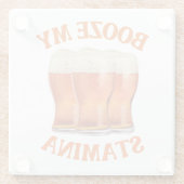 楽しいアイリッシュビール ガラスコースター (裏面)