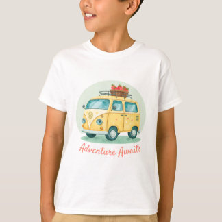 楽しいアウトドア・アドベンチャー グラフィックTシャツ for 少年&少女 Tシャツ