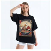 楽しいアヒルのラーメン食べる 日本人留学生 Tシャツ