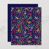 楽しいアルファベット (正面/裏面)