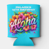 楽しいアロハトロピカルバースデーパーティー 缶クーラー (裏面)