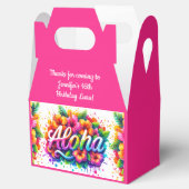 楽しいアロハトロピカルバースデールアウピンク フェイバーボックス (オープン)