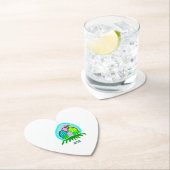 楽しいイースターエッグハート紙コースター ペーパーコースター (インサイチュ)