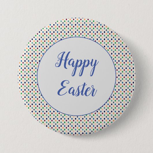 楽しいイースターエッグ 缶バッジ (正面)