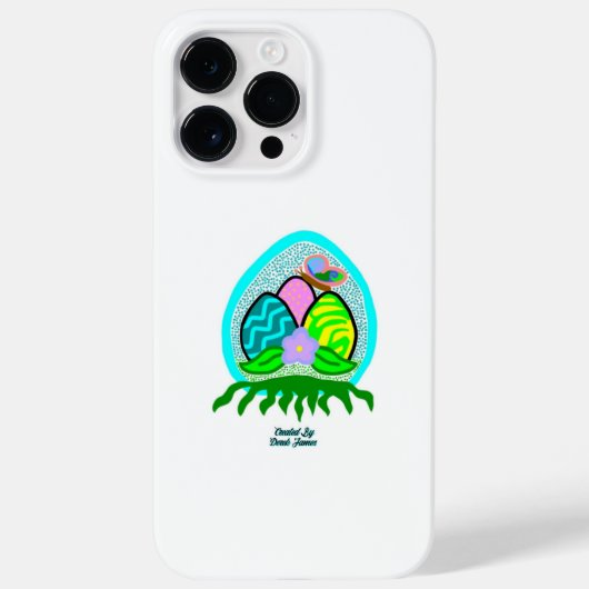 楽しいイースターエッグApple iPhone 14 Pro Max Case-Mate iPhoneケース (裏面)